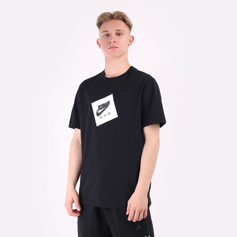 мужская черная футболка Jordan Jumpman Box Short-Sleeve T-Shirt DD0963-010 - цена, описание, фото 1